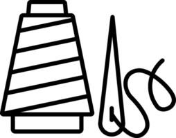Thread Line Icon vector