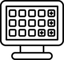 Apps Line Icon vector