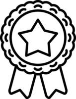 Achievement Line Icon vector