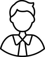 Manager Line Icon vector
