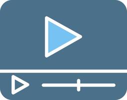 Glyph Two Color Icon Design vector