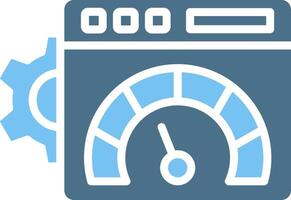 Website Glyph Two Color Icon Design vector