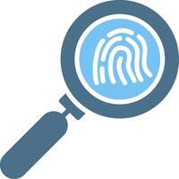 Search Glyph Two Color Icon Design vector