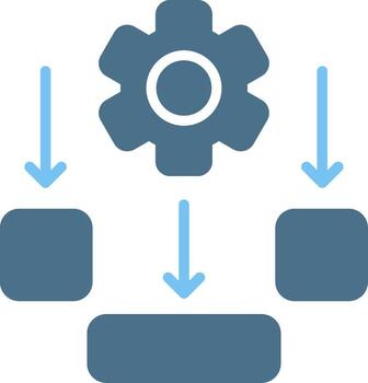Scheme Glyph Two Color Icon Design vector