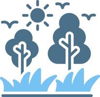 Environmentalsim Glyph Two Color Icon Design vector