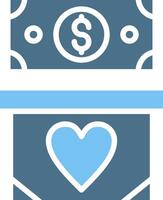 Package Glyph Two Color Icon Design vector