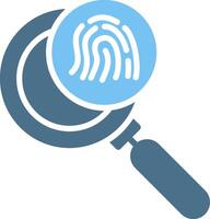 Study Glyph Two Color Icon Design vector