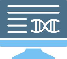 Screen Glyph Two Color Icon Design vector