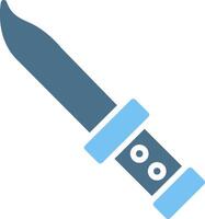 Knife Glyph Two Color Icon Design vector