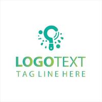 Glossy Glow Paint Logo vector