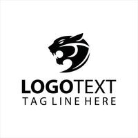 Black Whisper Panther Logo vector