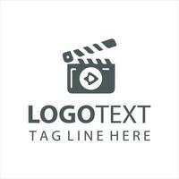 Frame Lens Film Strip Logo vector