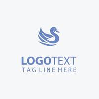 Feather Xpress duck logo vector