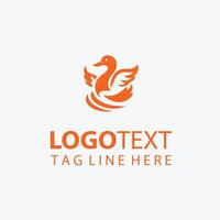 The Waddle Way duck logo vector