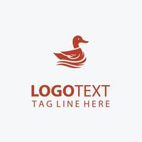 Fluff Duck logo vector