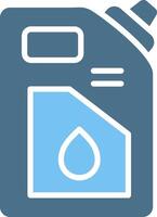 Lubricant Glyph Two Color Icon Design vector