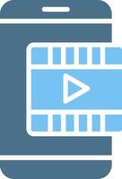 Glyph Two Color Icon Design vector