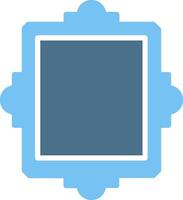 Frame Glyph Two Color Icon Design vector
