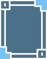 Frame Glyph Two Color Icon Design vector