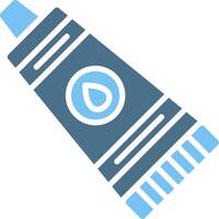 Paint Tube Glyph Two Color Icon Design vector