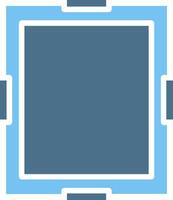 Frame Glyph Two Color Icon Design vector