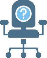 Position Glyph Two Color Icon Design vector