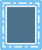 Frame Glyph Two Color Icon Design vector