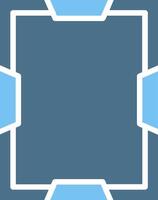 Frame Glyph Two Color Icon Design vector