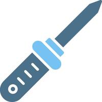 Screwdriver Glyph Two Color Icon Design vector