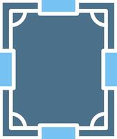 Frame Glyph Two Color Icon Design vector