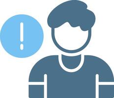Information Glyph Two Color Icon Design vector