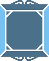 Frame Glyph Two Color Icon Design vector