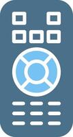 Remote Control Glyph Two Color Icon Design vector