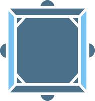 Frame Glyph Two Color Icon Design vector