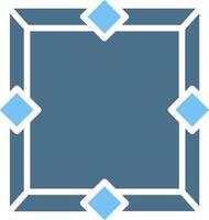 Frame Glyph Two Color Icon Design vector