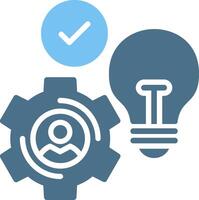 Framework Glyph Two Color Icon Design vector