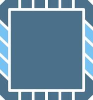 Frame Glyph Two Color Icon Design vector