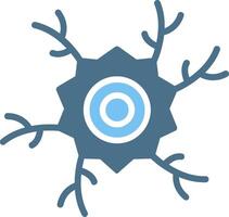 Nerves Glyph Two Color Icon Design vector