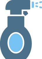 Water Spray Glyph Two Color Icon Design vector