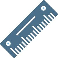 Scale Glyph Two Color Icon Design vector