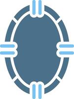 Frame Glyph Two Color Icon Design vector
