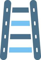 Ladder Glyph Two Color Icon Design vector