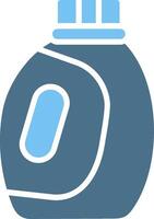 Detergent Glyph Two Color Icon Design vector