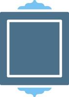 Frame Glyph Two Color Icon Design vector