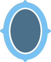 Frame Glyph Two Color Icon Design vector