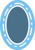 Frame Glyph Two Color Icon Design vector