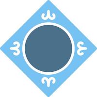 Frame Glyph Two Color Icon Design vector