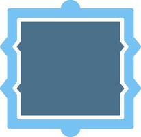 Frame Glyph Two Color Icon Design vector