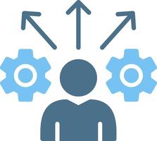 Opportunities Glyph Two Color Icon Design vector