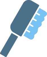 Brush Glyph Two Color Icon Design vector